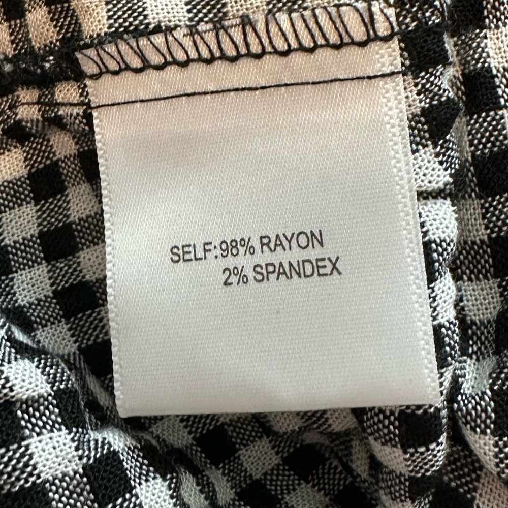 Jane & Delancey XL women’s Plaid button loose fit shirt #1663 - Picture 5 of 7